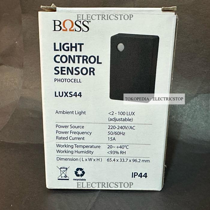 Boss Photocell Luxs44 / Light Control Sensor Wall Mounted