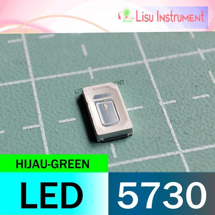 5 BUAH - 5730 SMD LED SMT SDM HIJAU-GREEN -5 BUAH PROMO TERMURAH