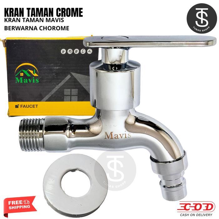 Kran Taman Tembok MAVIS / MVS9131 Kran MAVIS Chrome Kuat Anti Karat / Krang MAVIS Cocok untuk