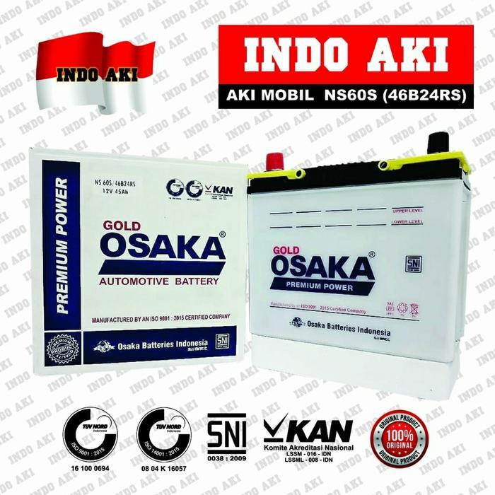 DISKON AKI MOBIL NS60S 46B24R(S) ORIGINAL OSAKA