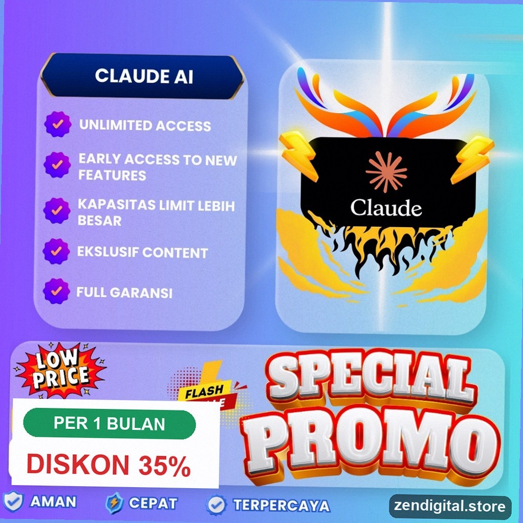 Claude Max AI 1 Bulan Claude Code Buat Konten Kreator