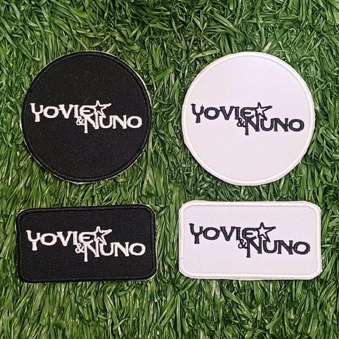 Terlaris Yovie & Nuno Bordir Iron Patch Cukup Disetrika Aja - Patch Bordir Yovie & Nuno Untuk