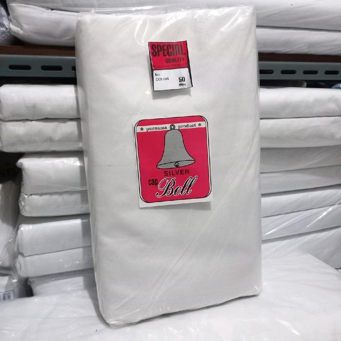 DISKON kain mori 1 roll kain kafan lebar 90 cm panjang 50 meter 1 roll Katun READY STOCK