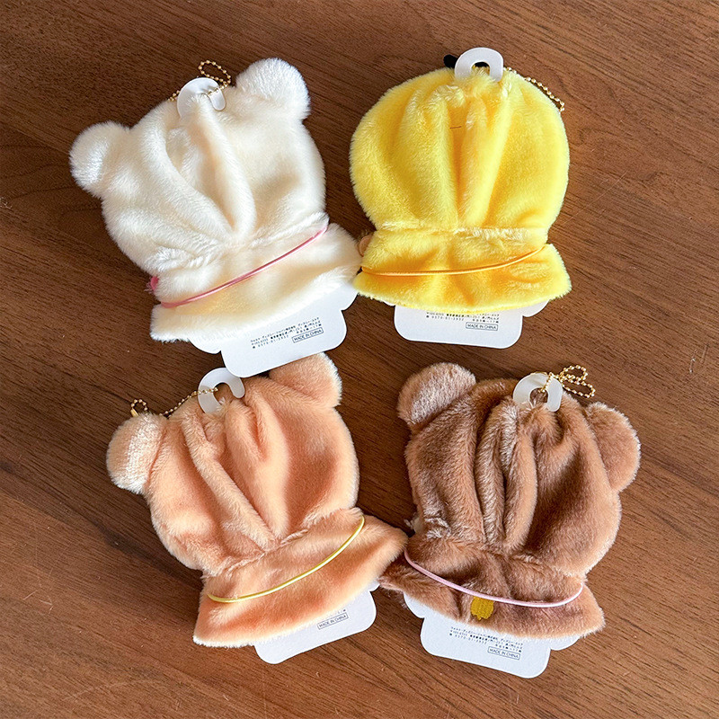 Cartoon Rilakkuma Korilakkuma Kiiroitori Soft Plush Doll Clothes Suitable for 10-15Cm Dolls Dress Up
