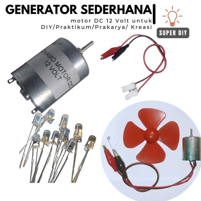 Wind Generator Untuk Edukasi Listrik Tenaga Angin Bahan Peraga Generator Set Dinamo