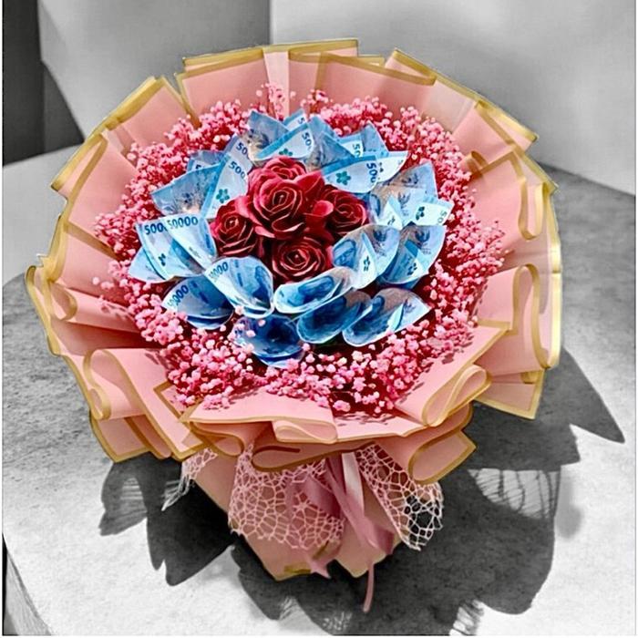 TERBARU Jasa Buket Uang Money Bouquet Buket Bunga uang Wisuda Ulang Tahun Valentine Bunga Jakarta