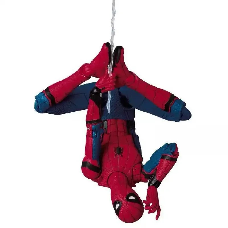 Marvel Avengers Spiderman Homecoming Action Figure Statue Can Change Tom Holland Face Spider Man