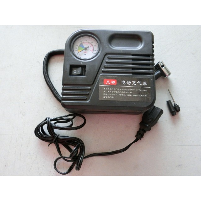 High pressure portable mini electric car inflatable pump 12v36v48v