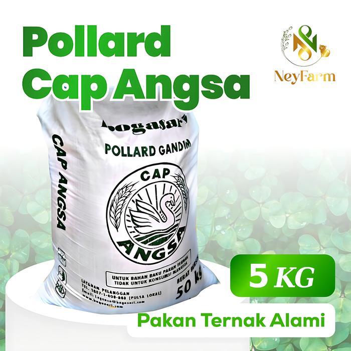 Pollard 5 kg Cap Angsa Bogasari Kemasan 5 kg Polar Makanan Ternak Pakan Ternak