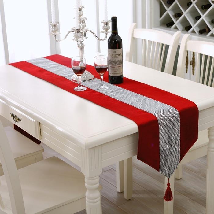 Taplak Meja Panjang 3,5 Meter Mewah / Table Runner Tassel 1904
