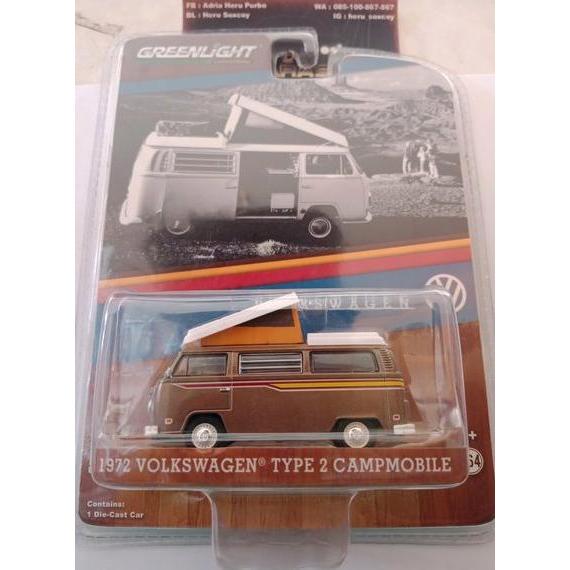 GREENLIGHT VOLKSWAGEN 1972 VOLKSWAGEN TYPE 2 CAMPMOBILE