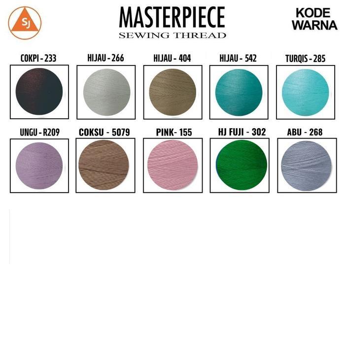 Benang Jahit Masterpiece 40/2 Spun Polyester 500 Yard
