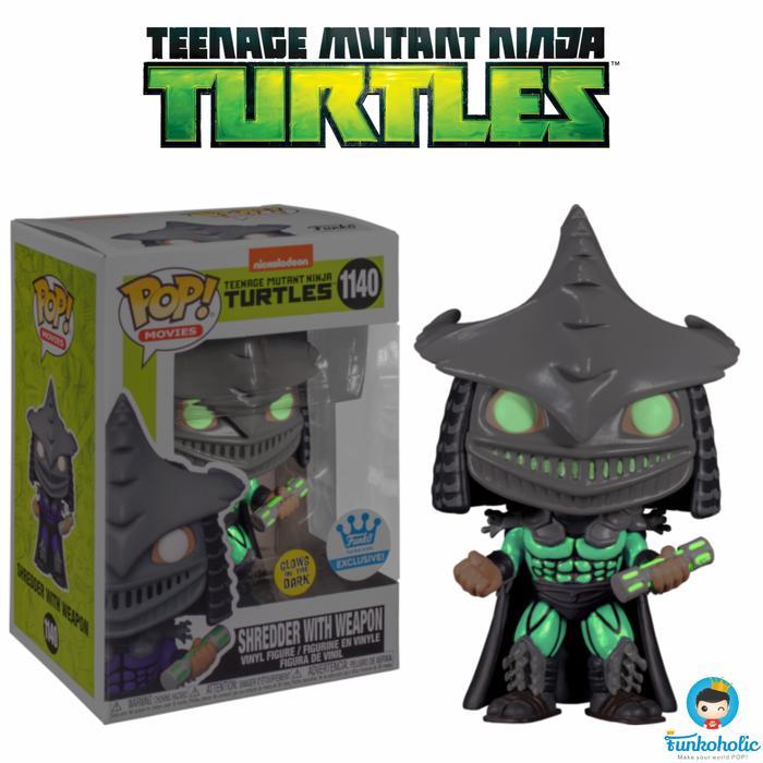 FUNKO POP TEENAGE MUTANT NINJA TURTLES - SHREDDER WITH WEAPON (GLOW)
