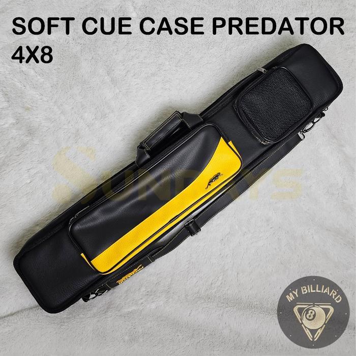 Soft Cue Case Predator 4x8 - Tas Stick Predator Kulit Billiard 4B8S Murah