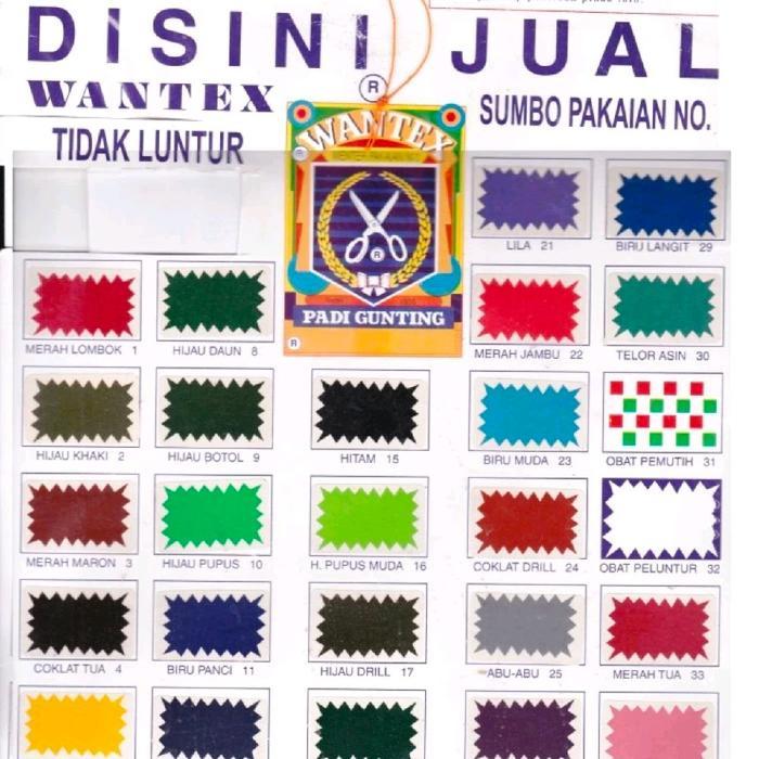 NEW Wantex pewarna kain baju celana jeans