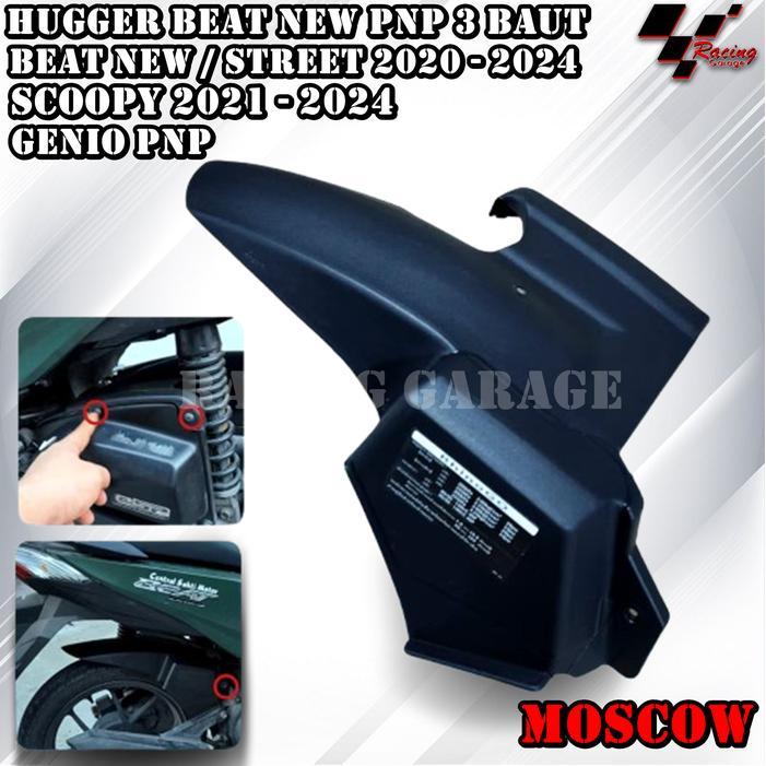 SALE  HUGGER BEAT NEW 3 BAUT DELUXE STREET SCOOPY GENIO ABS CBS HAGER HUGER SPAKBOR KOLONG AIR
