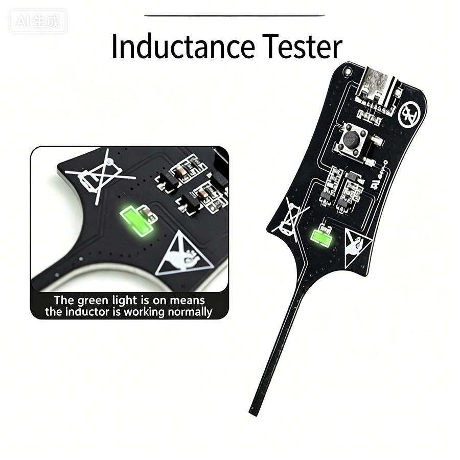 Type-C Inductance Tester Electromagnetic Induction Fault Detector for Phone Home Appliance