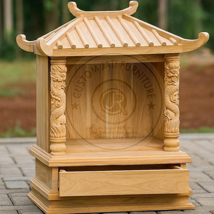 tecukong dewa bumi rumah buddha Kayu Jati