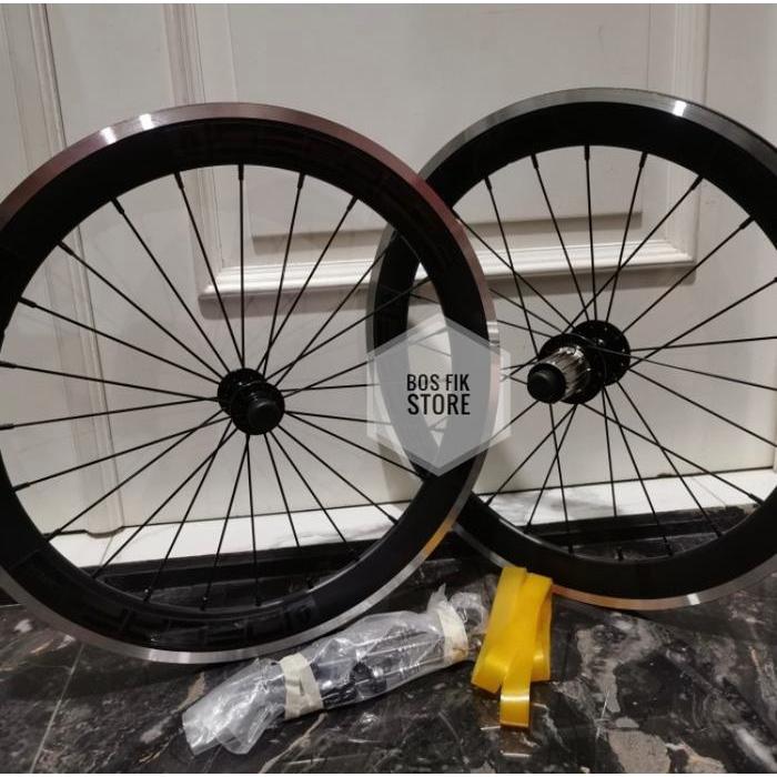TERBARU Wheelset Decaf 20 406 Vbrake Jangkrik