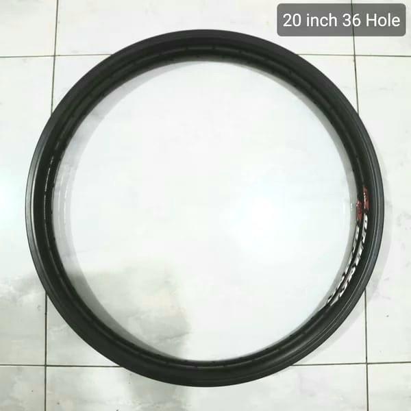 TERBARU RIMS 20 INCH 36 HOLE ALLOY DOUBLE WALL UNITED VELG SEPEDA LIPAT BMX