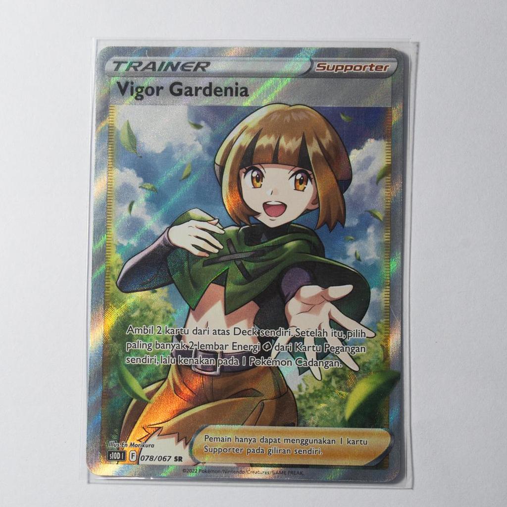Vigor Gardenia SR 078/067 S10D Pengamat Waktu Kartu Pokemon TCG Original Indonesia