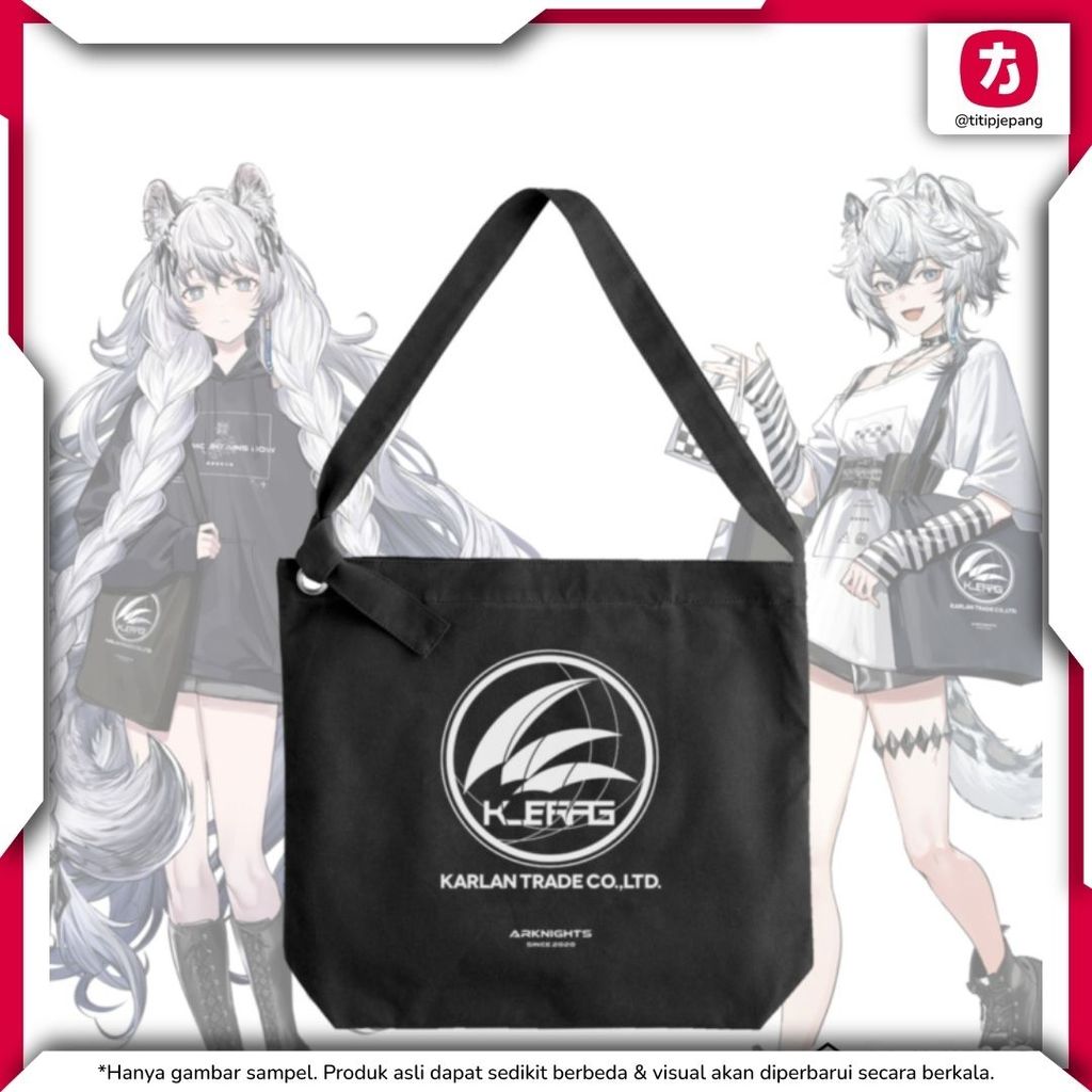 [PO] Tas Arknights Saint Pramanix Cliffheart Shopping Version Shoulder Bag POTJ [WAJIB TANYAKAN STOC