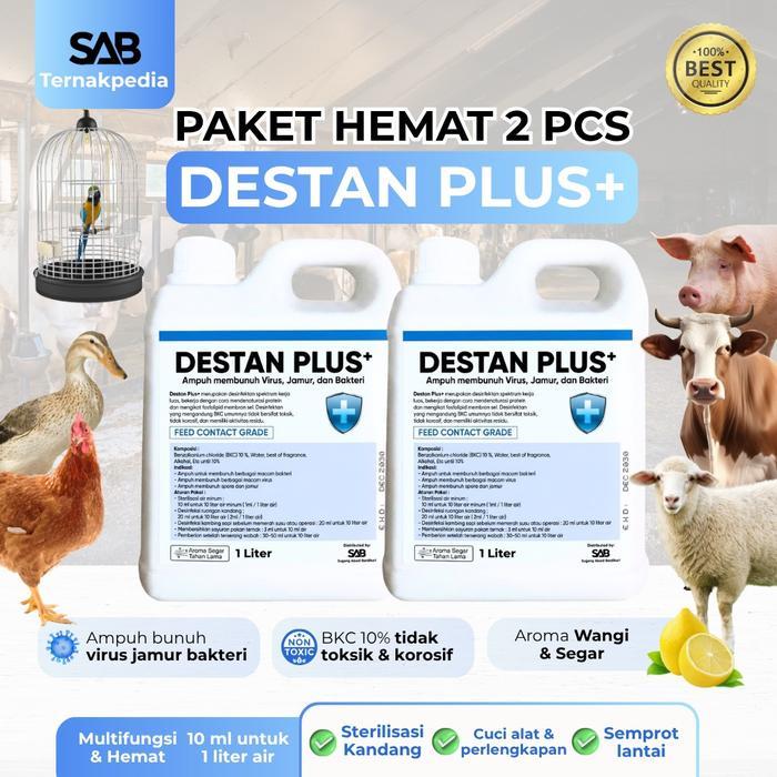 Promo [Promo Flash Sale] Destan Plus 1L - Desinfektan Pmk - Desinfektan Ruangan - Desinfektan