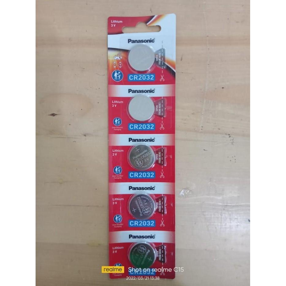 Baterai/Batre/Battery Jam Kancing Cr2032/Cr 2032 Panasonic Original
