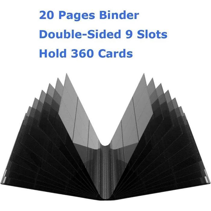 360/540Slot Kartu Binder Kartu Inder Card Binder Card Album 9 Pocket Binder Foto Card