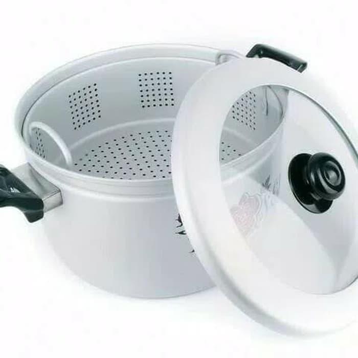 DANDANG / PANCAGUNA / PANCI KUKUSAN / STEAMER MASPION 30 CM TUTUP KACA / PANCI PANCAGUNA MASPION 30