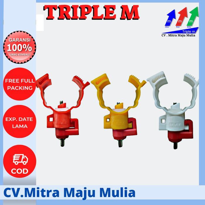 Triple M Nipel A9 Niple Drinker Triple M Tempat Minum Ayam Petelur Broiler Puyuh Nipel A5 Mmm 100