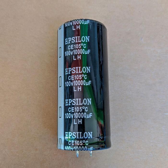 Fremontshop - Elko Epsilon 10000Uf/100V Elco Epsilon Capacitor Epsilon 10000Uf/100V Original Terbaru