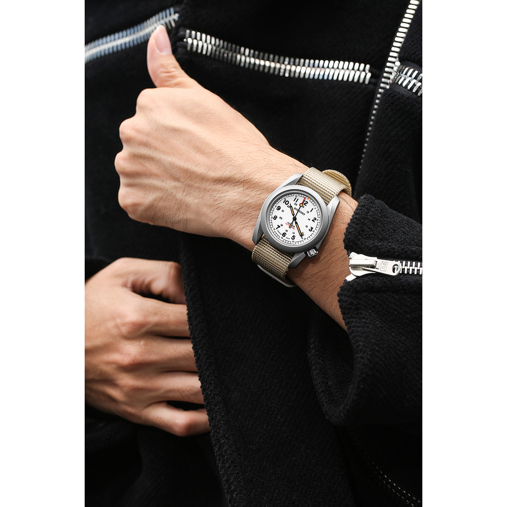 Boderry Field Watch VOYAGER Mens Watches 100M Waterproof Titanium Automatic For Seiko Movement