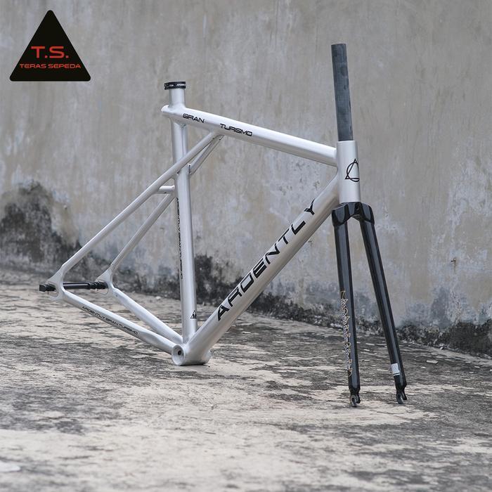 Frameset ARDENTLY GT Gran Turismo fork Carbon Sepeda Fixie