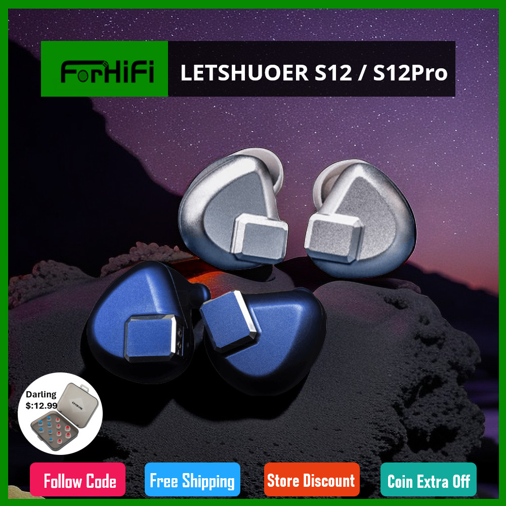 LETSHUOER S12 S12 Pro 14.8mm Planar Magnetic Driver IEM In-Ear