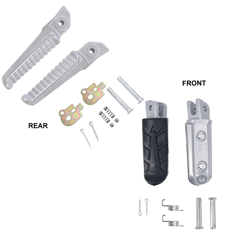 Front Rear Footrests Foot Pegs For Honda CB400 CB 400 SF Vtec CB250 HORNET 250 CBR 600 F CB600F