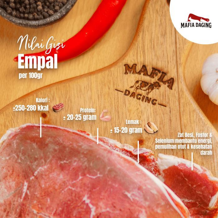 READY [Mafia Daging] Daging Sapi Empal Empuk / Daging Gepuk 1 kg
