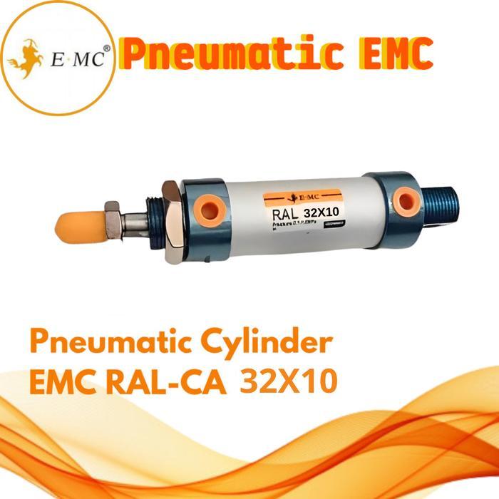 Emc Ral-Ca 32X10 Pneumatic Cylinder Air Cylinder Silinder Pneumatik