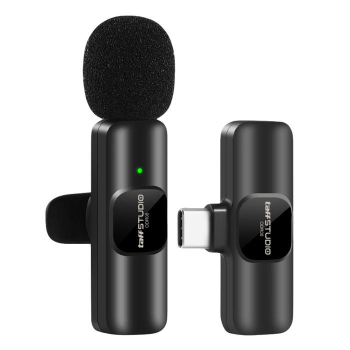 Microphone Wireless Portable Microphone Lavalier USB Type C