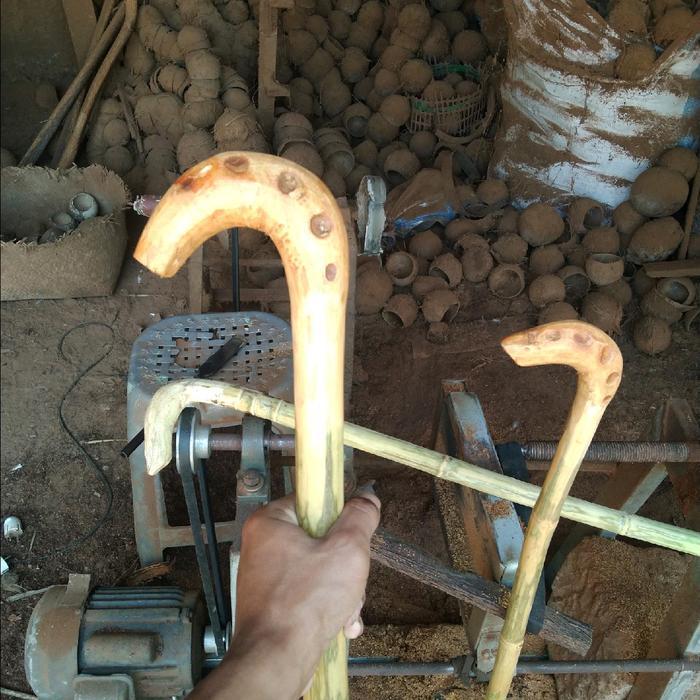 READY tongkat bambu Haur / tongkat teken / tongkat jalan / tongkat unik