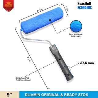 READY PAKET EKONOMIS Alat Cat Tongkat Kuas roll dan Bak cat kuas roll bak cat extension