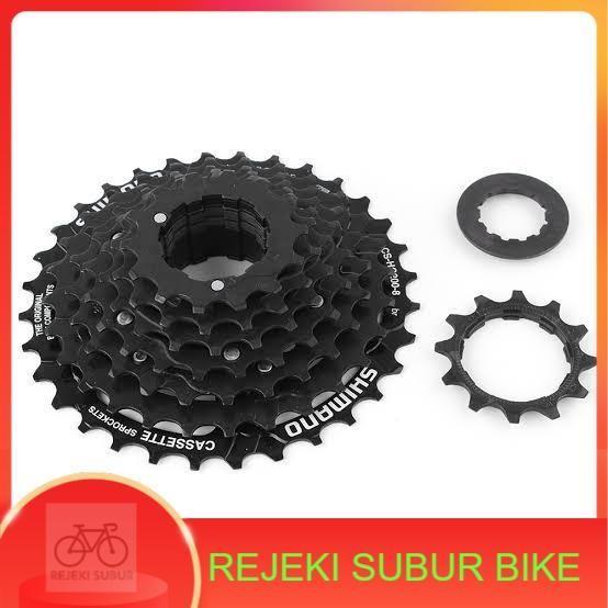 TERLARIS Sprocket 8 speed Shimano CS-HG200-8 Sproket 12 32T Sepeda RB MTB READY