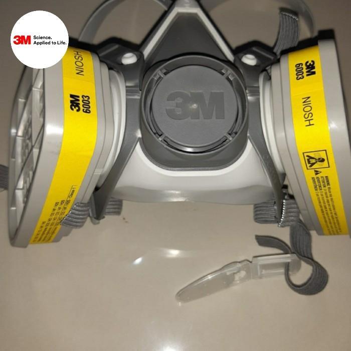 3M 6200 Respirator + Cartridge Filter 6003