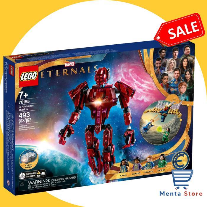 LEGO Marvel 76155 The Eternals In Arishems Shadow Mainan Anak Super