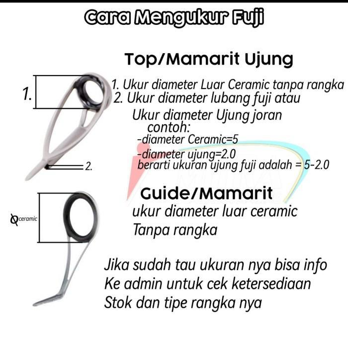Ring Guide Fuji KLAG K Series Alconite Chrome 1Pcs Cincin Joran Original Japan