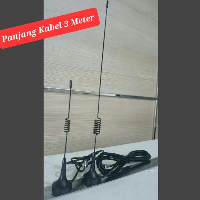 Antena External Modem 9dbi SMA TS9 CRC9 (3 Meter kabel) Huawei Zte