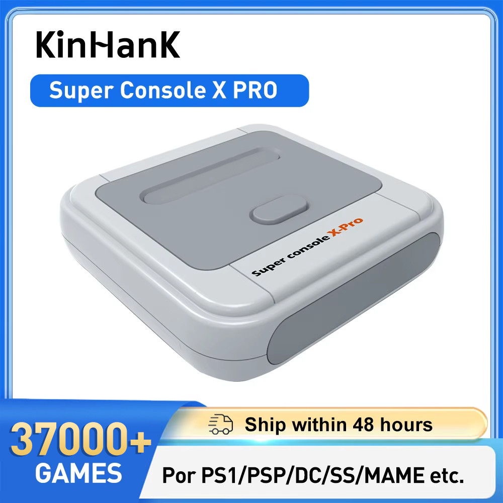 KINHANK Super Console X Pro Retro Video Game Console 50+ Emulators 37000+ Games for