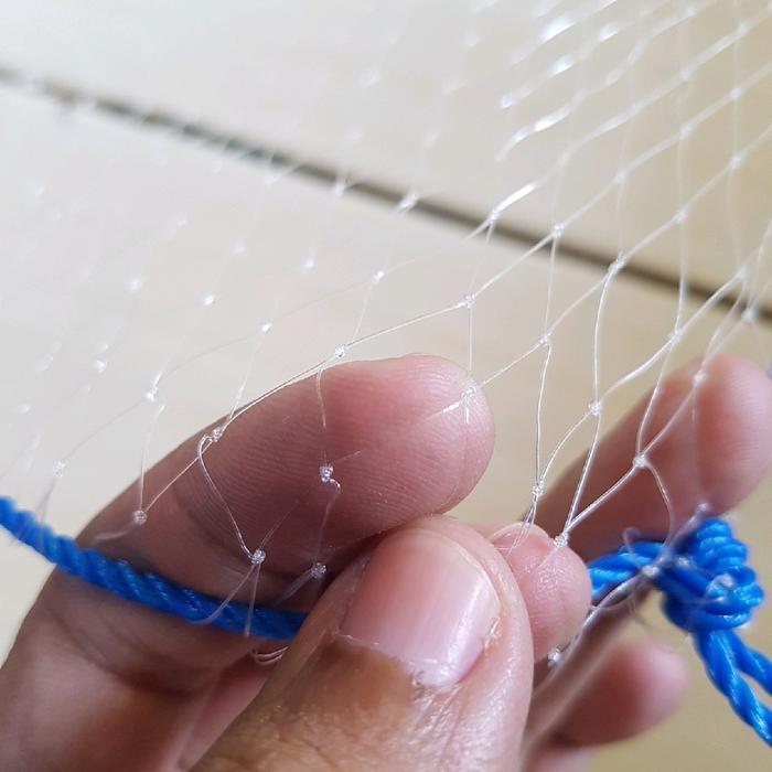 Jaring Anco Penangkap Ikan Lubang 1 Inchi (12Mm X 12Mm) Untukikan Mujaer Bandeng Nila Gabus, Ukuran