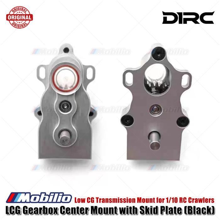 D1Rc Lcg Gearbox Center Mount With Skid Plate Low Cg Transmission Mount For 1/10 Rc Crawlers