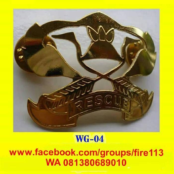 ASLI WG-04 Brevet Rescue Damkar-Pemadam READY STOCK